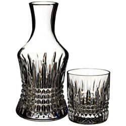 Waterford Lismore Diamond Carafe and Glass